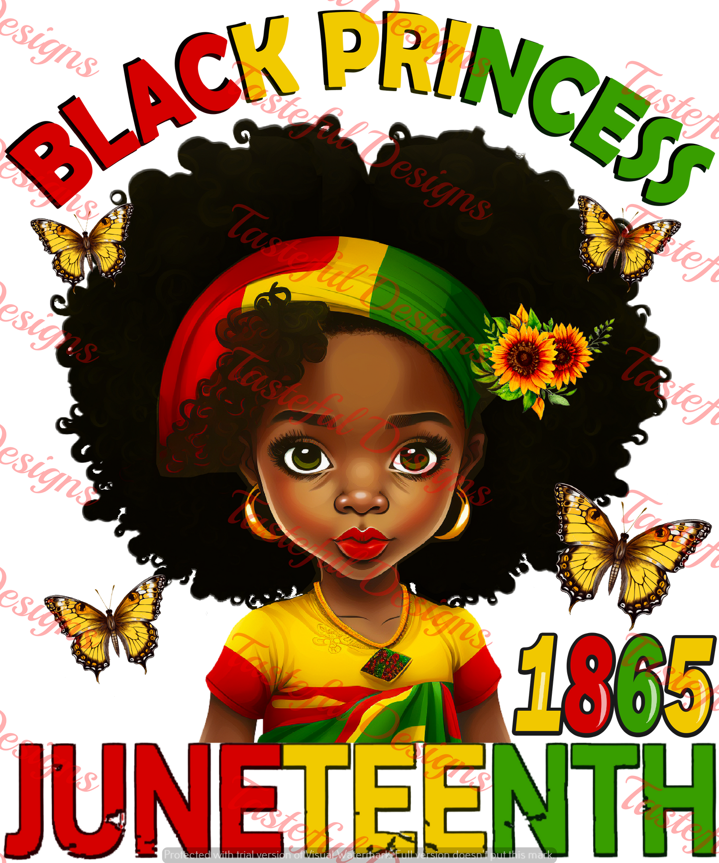 Kids Juneteeth designs | Young Boy | Young girl | Tshirt Transfer