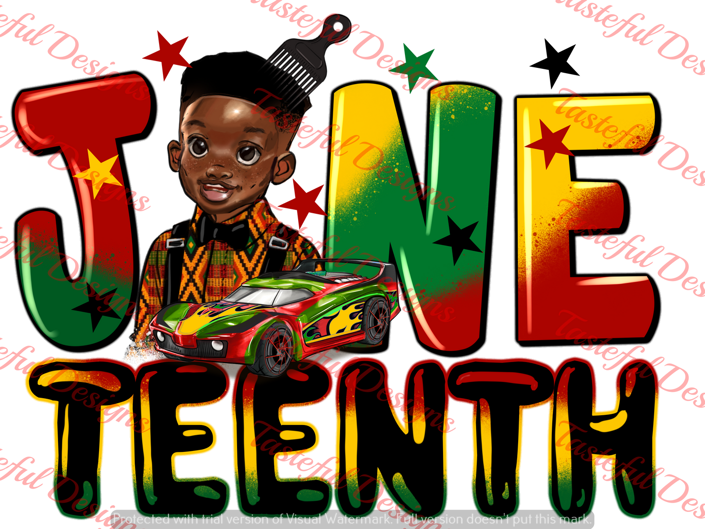 Kids Juneteeth designs | Young Boy | Young girl | Tshirt Transfer
